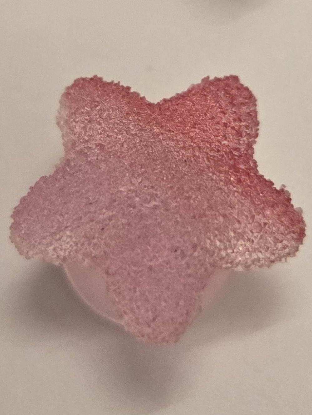 3/$10 Candy Red Pink Star Croc Charm